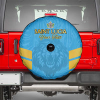 Custom Saint Lucia Cricket Spare Tire Cover Go Beinspired
