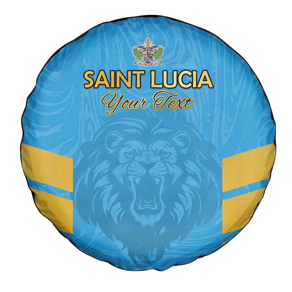 Custom Saint Lucia Cricket Spare Tire Cover Go Beinspired