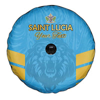 Custom Saint Lucia Cricket Spare Tire Cover Go Beinspired