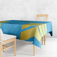 Custom Saint Lucia Cricket Tablecloth Go Beinspired