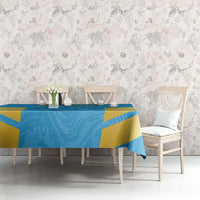 Custom Saint Lucia Cricket Tablecloth Go Beinspired