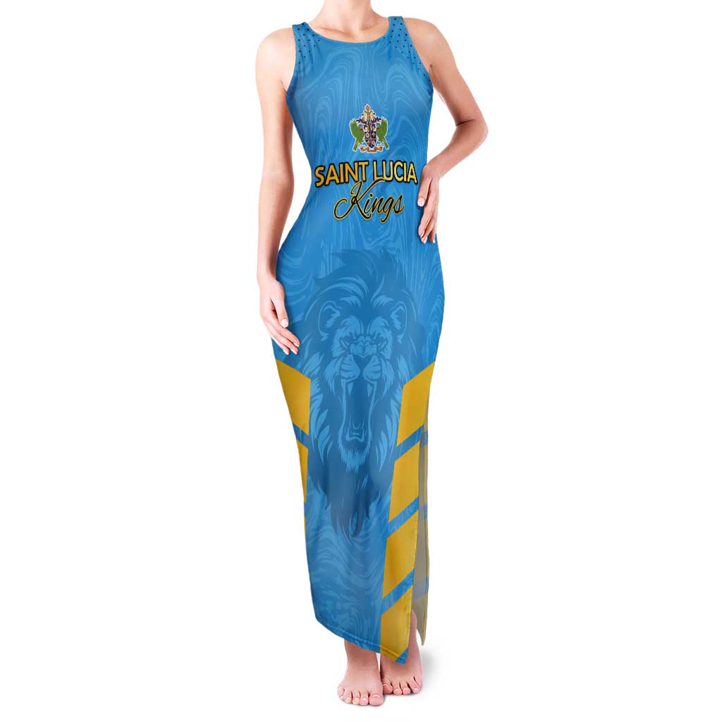 Custom Saint Lucia Cricket Tank Maxi Dress Go Beinspired