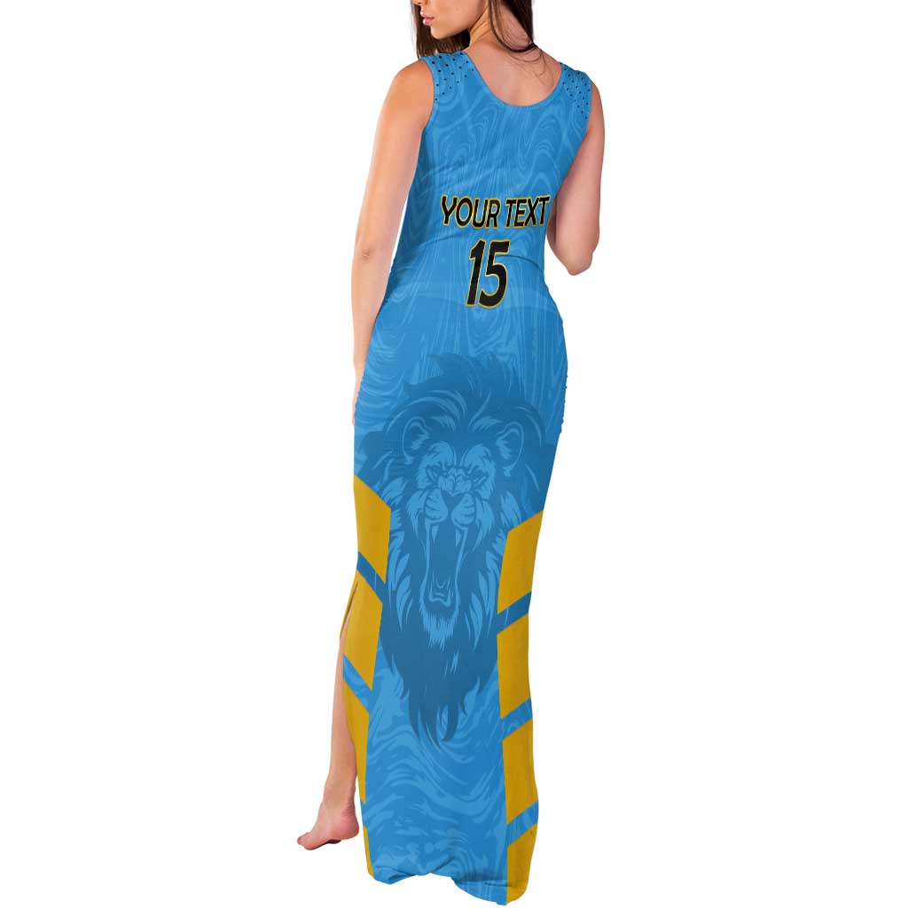 Custom Saint Lucia Cricket Tank Maxi Dress Go Beinspired
