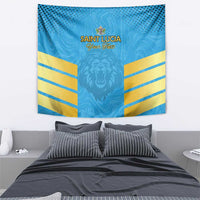Custom Saint Lucia Cricket Tapestry Go Beinspired