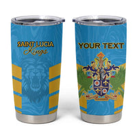 Custom Saint Lucia Cricket Tumbler Cup Go Beinspired
