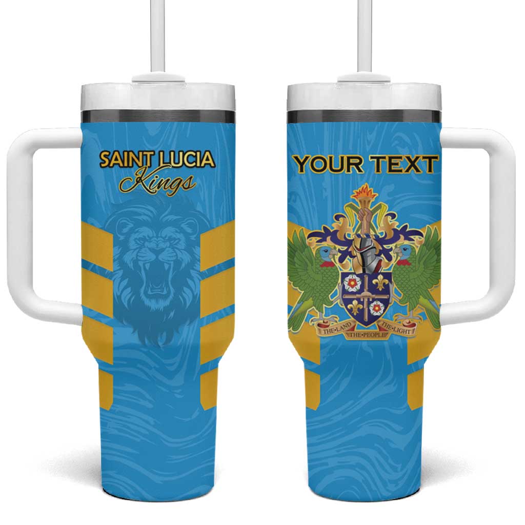 Custom Saint Lucia Cricket Tumbler With Handle Go Beinspired