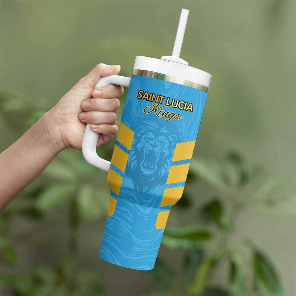 Custom Saint Lucia Cricket Tumbler With Handle Go Beinspired