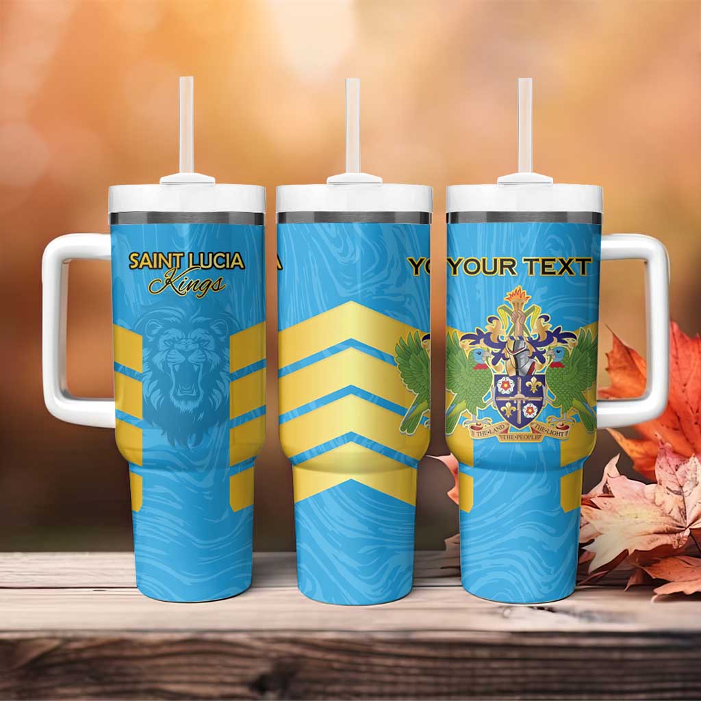 Custom Saint Lucia Cricket Tumbler With Handle Go Beinspired