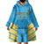 Custom Saint Lucia Cricket Wearable Blanket Hoodie Go Beinspired