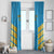 Custom Saint Lucia Cricket Window Curtain Go Beinspired