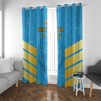 Custom Saint Lucia Cricket Window Curtain Go Beinspired
