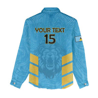 Custom Saint Lucia Cricket Women Casual Shirt Go Beinspired