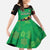Custom St Kitts and Nevis Cricket Family Matching Summer Maxi Dress and Hawaiian Shirt Tropical Flowers Jersey