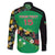Custom St Kitts and Nevis Cricket Family Matching Summer Maxi Dress and Hawaiian Shirt Tropical Flowers Jersey