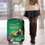 Custom St Kitts and Nevis Cricket Luggage Cover Tropical Flowers Jersey