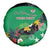 Custom St Kitts and Nevis Cricket Spare Tire Cover Tropical Flowers Jersey