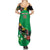 Custom St Kitts and Nevis Cricket Summer Maxi Dress Tropical Flowers Jersey