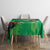 Custom St Kitts and Nevis Cricket Tablecloth Tropical Flowers Jersey