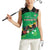 Custom St Kitts and Nevis Cricket Women Sleeveless Polo Shirt Tropical Flowers Jersey