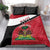Personalized Haiti Bedding Set Flag 1964 Coat Of Arms - Polynesian Style - Wonder Print Shop
