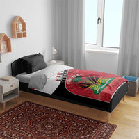 Personalized Haiti Bedding Set Flag 1964 Coat Of Arms - Polynesian Style - Wonder Print Shop