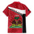 Personalized Haiti Family Matching Mermaid Dress and Hawaiian Shirt Flag 1964 Coat Of Arms - Polynesian Style - Wonder Print Shop