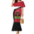 Personalized Haiti Family Matching Mermaid Dress and Hawaiian Shirt Flag 1964 Coat Of Arms - Polynesian Style - Wonder Print Shop
