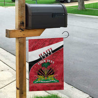 Personalized Haiti Garden Flag Flag 1964 Coat Of Arms - Polynesian Style - Wonder Print Shop