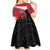 Personalized Haiti Kid Short Sleeve Dress Flag 1964 Coat Of Arms - Polynesian Style - Wonder Print Shop