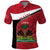 Personalized Haiti Polo Shirt Flag 1964 Coat Of Arms - Polynesian Style - Wonder Print Shop