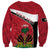 Personalized Haiti Sweatshirt Flag 1964 Coat Of Arms - Polynesian Style - Wonder Print Shop