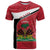 Personalized Haiti T Shirt Flag 1964 Coat Of Arms - Polynesian Style - Wonder Print Shop