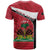 Personalized Haiti T Shirt Flag 1964 Coat Of Arms - Polynesian Style - Wonder Print Shop