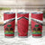Personalized Haiti Tumbler Cup Flag 1964 Coat Of Arms - Polynesian Style - Wonder Print Shop
