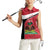 Personalized Haiti Women Sleeveless Polo Shirt Flag 1964 Coat Of Arms - Polynesian Style - Wonder Print Shop