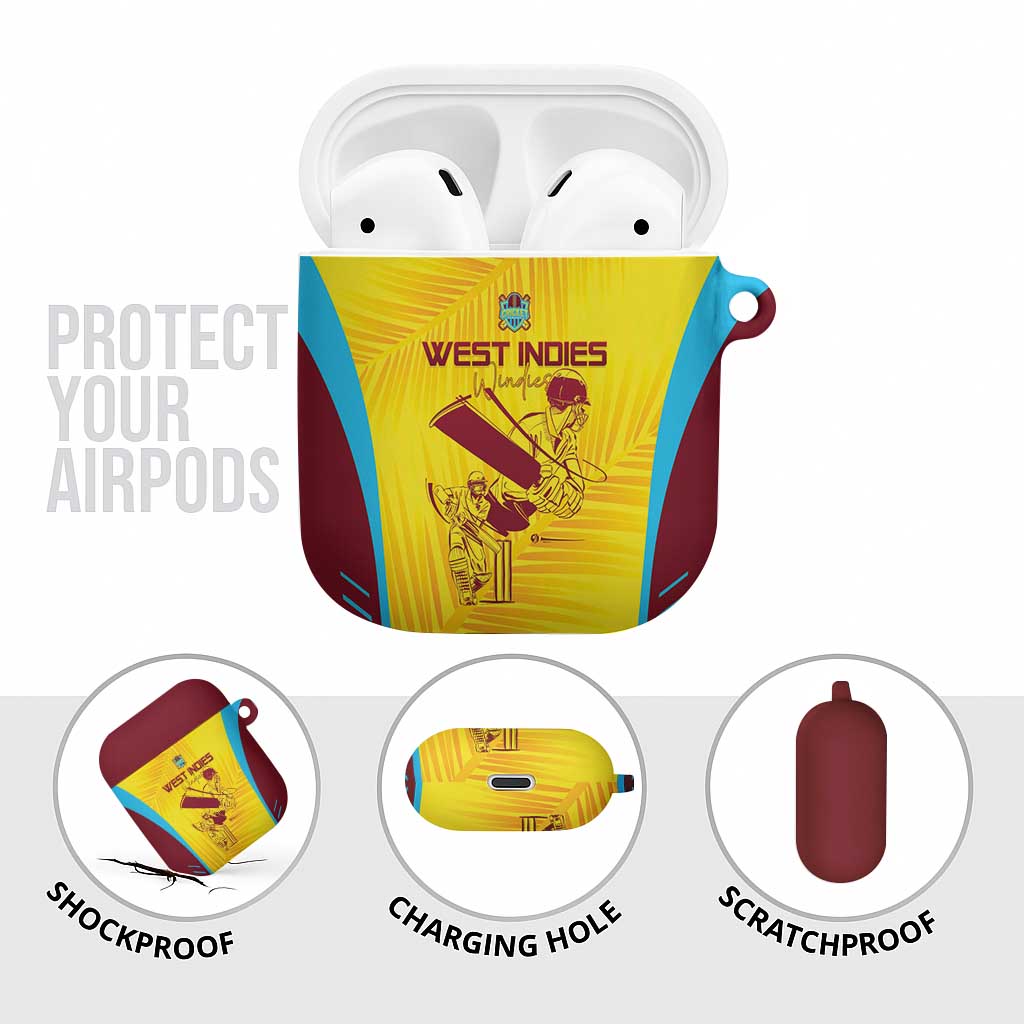 West Indies Cricket AirPods Case Go Windies Go - Wonder Print Shop