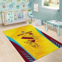 West Indies Cricket Area Rug Go Windies Go - Wonder Print Shop