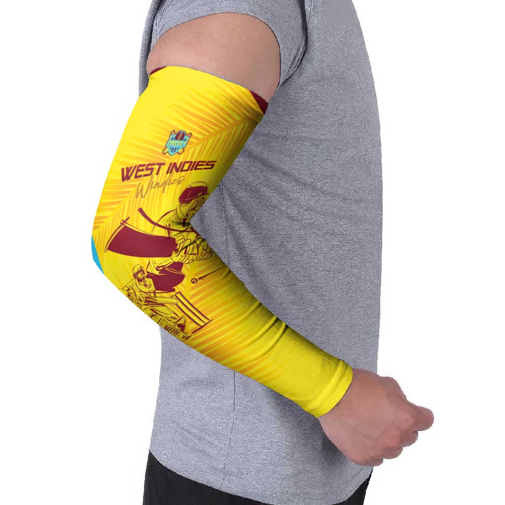 Custom West Indies Cricket Arm Sleeves Go Windies Go - Wonder Print Shop