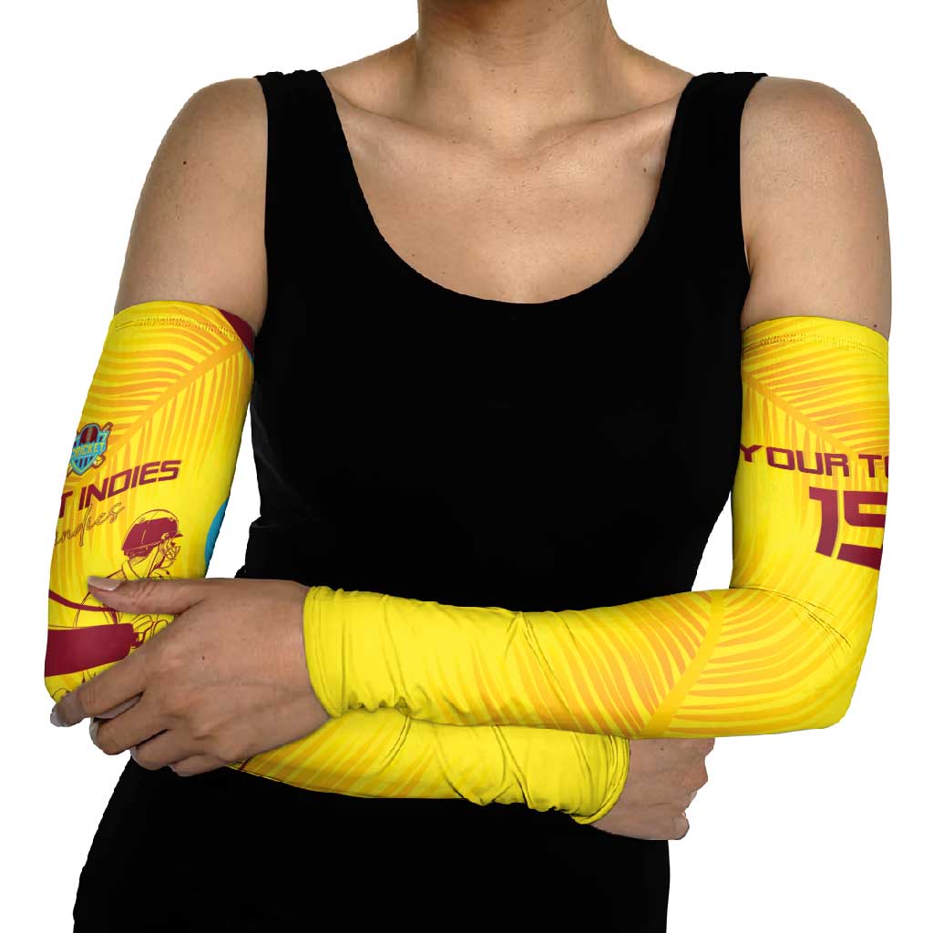Custom West Indies Cricket Arm Sleeves Go Windies Go - Wonder Print Shop