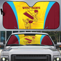 West Indies Cricket Auto Sun Shade Go Windies Go - Wonder Print Shop