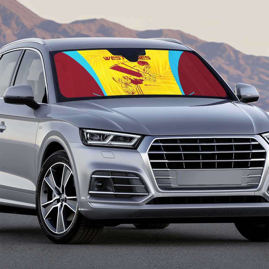 West Indies Cricket Auto Sun Shade Go Windies Go - Wonder Print Shop