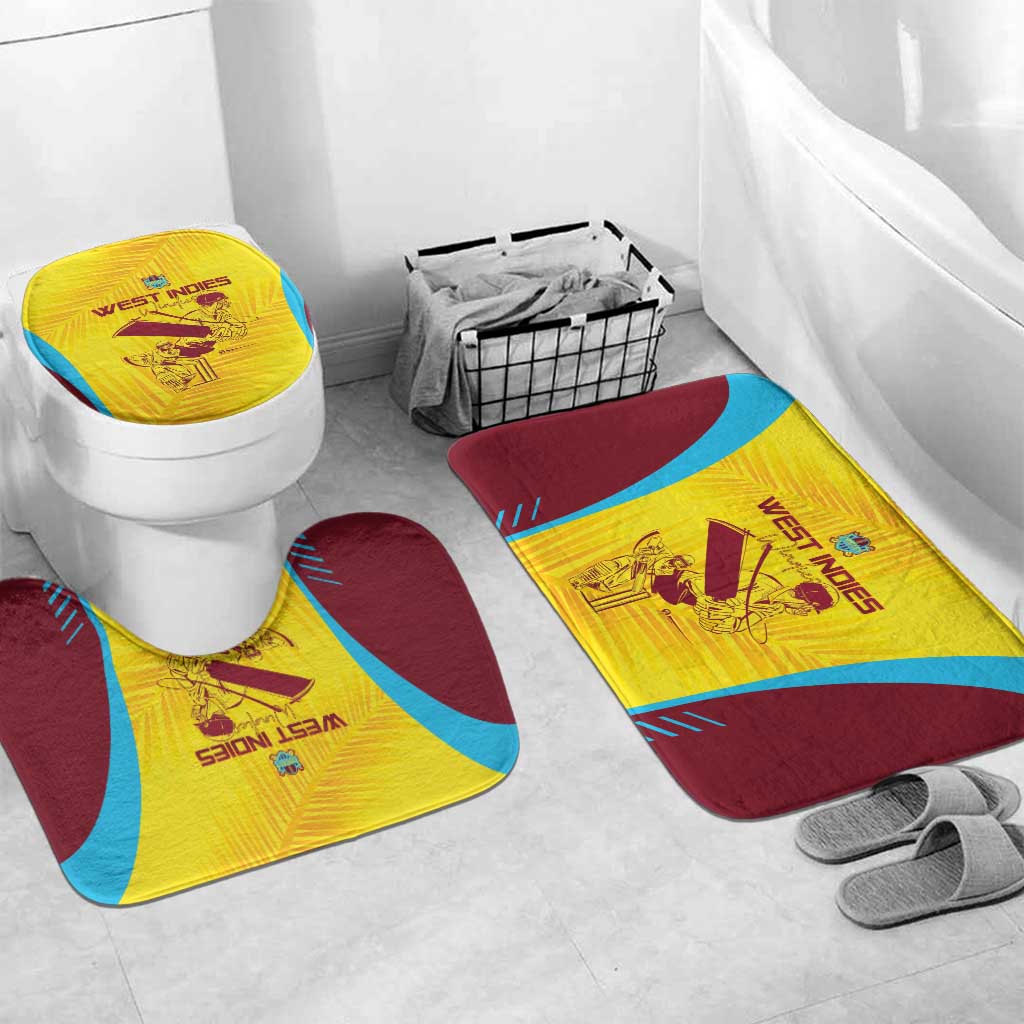 West Indies Cricket Bathroom Set Go Windies Go - Wonder Print Shop