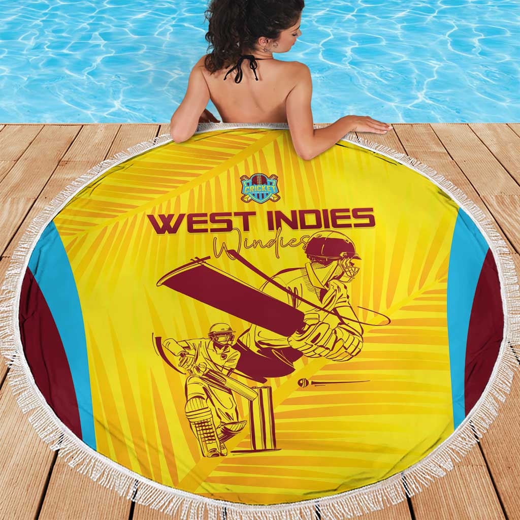 West Indies Cricket Beach Blanket Go Windies Go - Wonder Print Shop