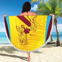 West Indies Cricket Beach Blanket Go Windies Go - Wonder Print Shop