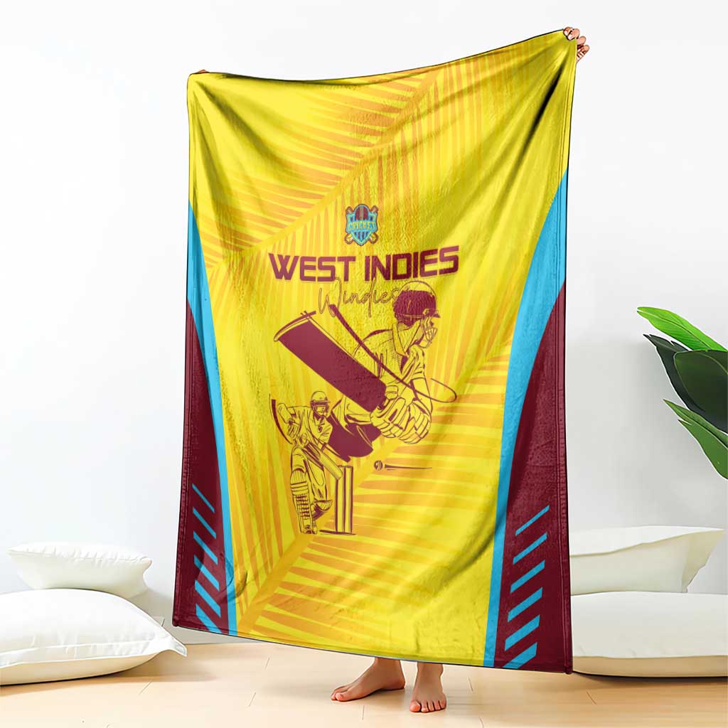 West Indies Cricket Blanket Go Windies Go - Wonder Print Shop