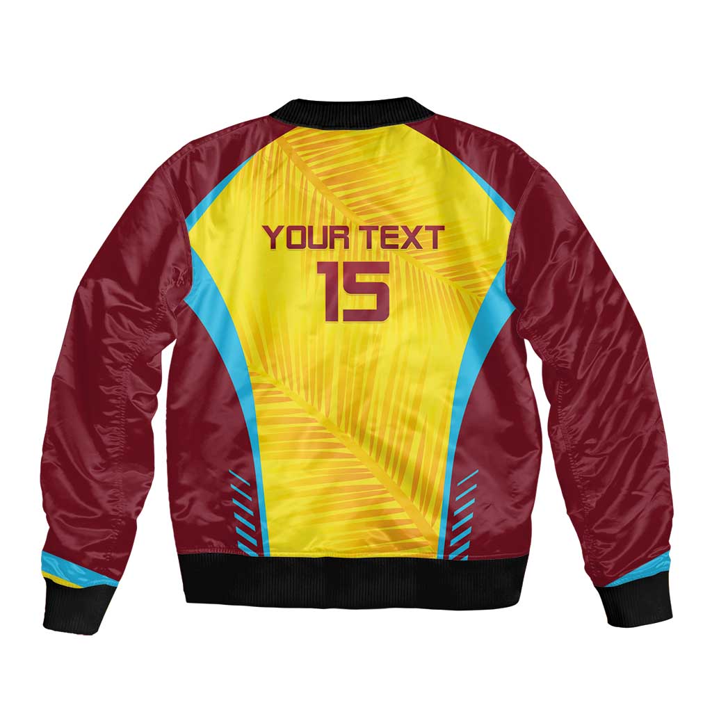 Custom West Indies Cricket Bomber Jacket Go Windies Go - Wonder Print Shop
