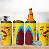 Custom West Indies Cricket 4 in 1 Can Cooler Tumbler Go Windies Go - Wonder Print Shop