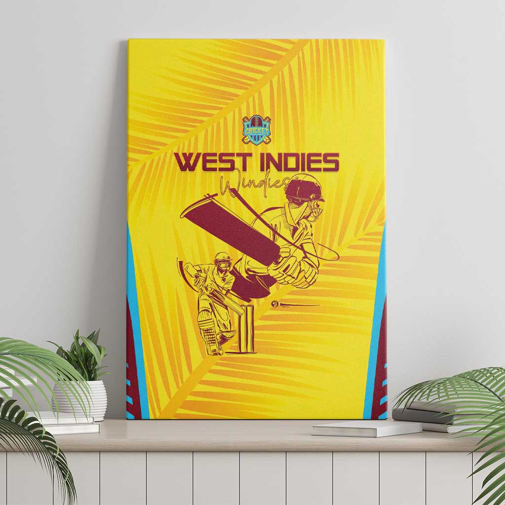 West Indies Cricket Canvas Wall Art Go Windies Go - Wonder Print Shop