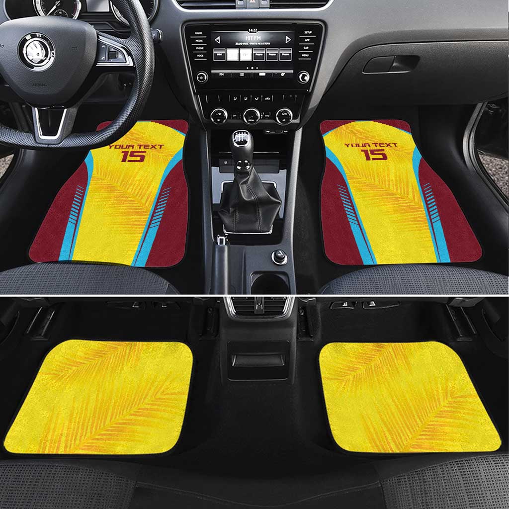 Custom West Indies Cricket Car Mats Go Windies Go - Wonder Print Shop
