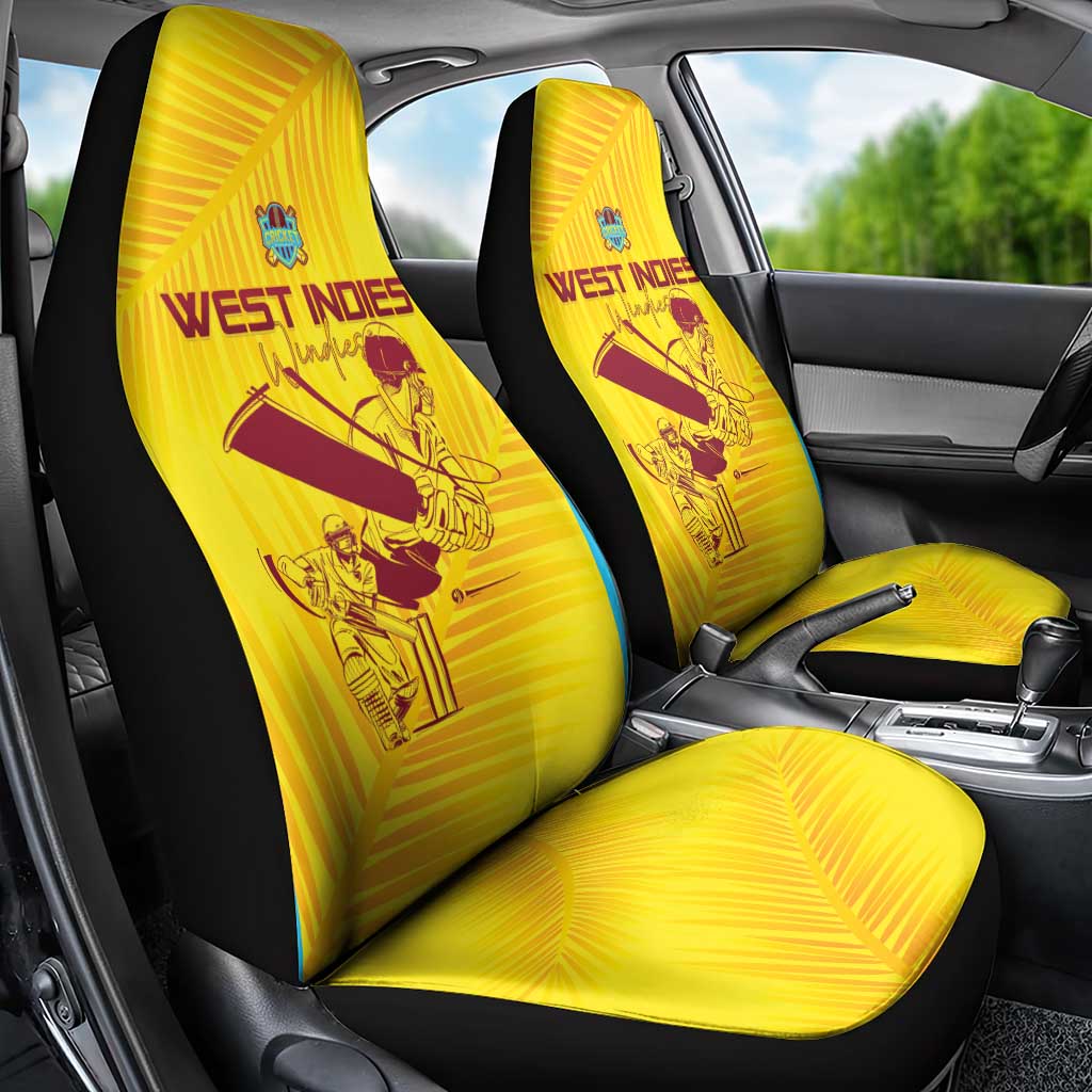 West Indies Cricket Car Seat Cover Go Windies Go - Wonder Print Shop